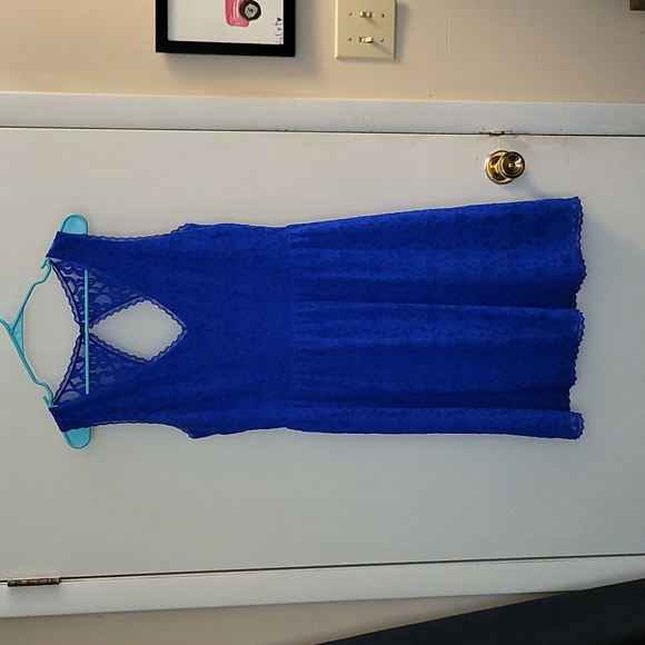 Laundry by Design Royal Blue Cocktail Dress - Picture 1 of 2